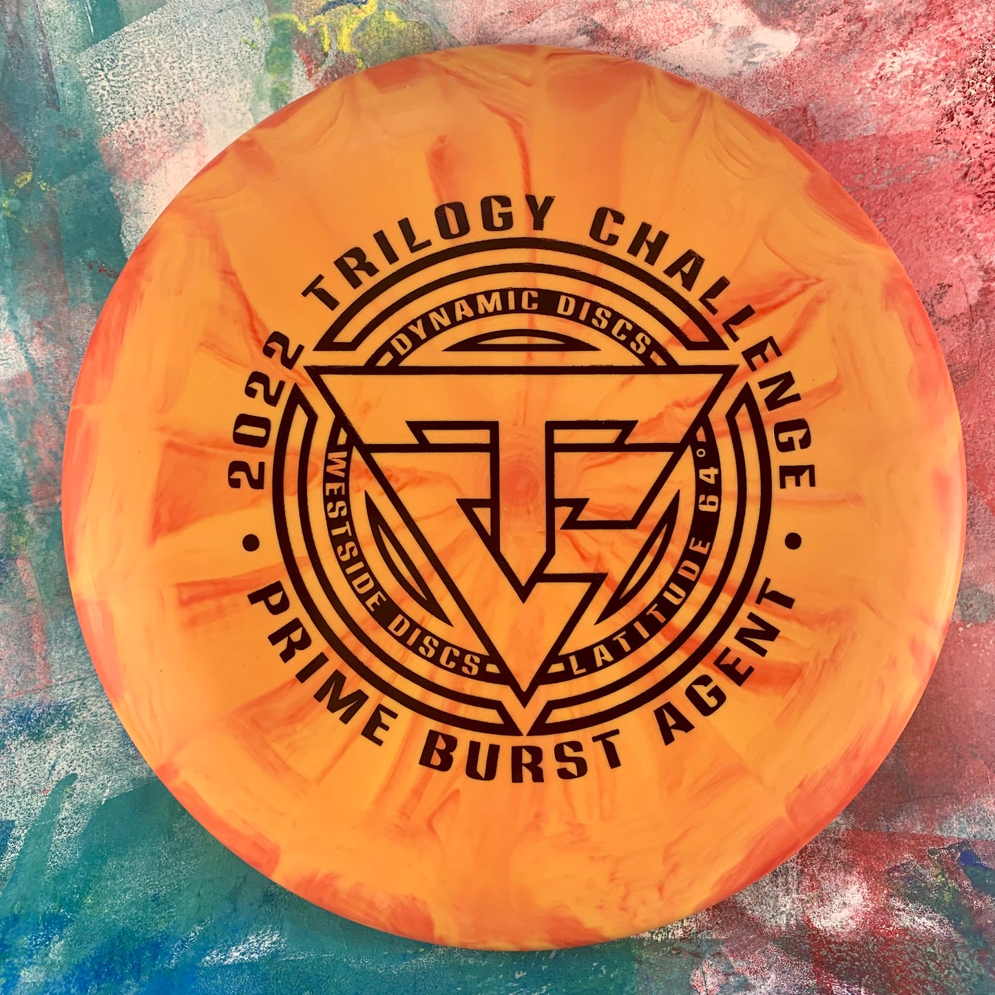 Dynamic Discs : Agent 2022 Trilogy Challenge (Prime Burst plastic)