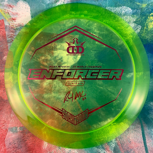 Dynamic Discs : Lucid Enforcer Ricky Wysocki Sockibomb Stamp