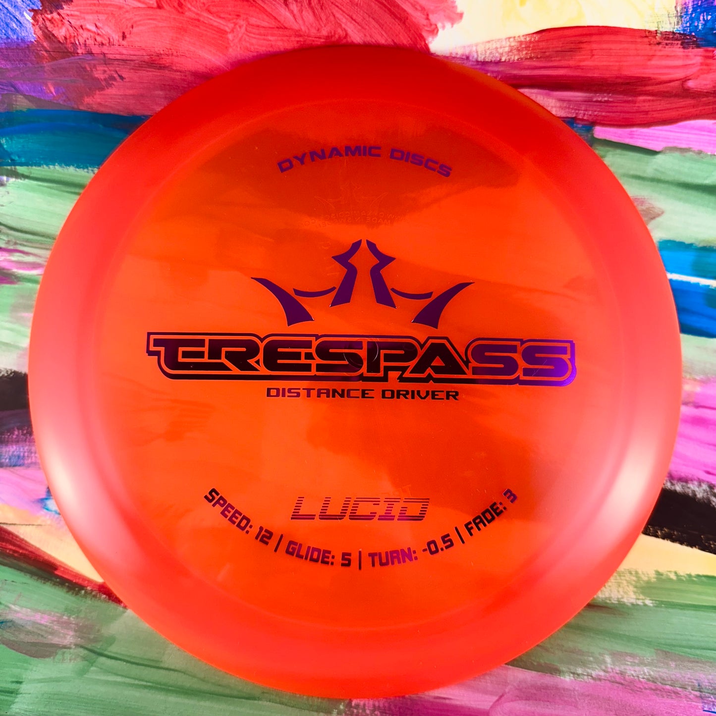 Dynamic Discs : Trespass (Lucid plastic)