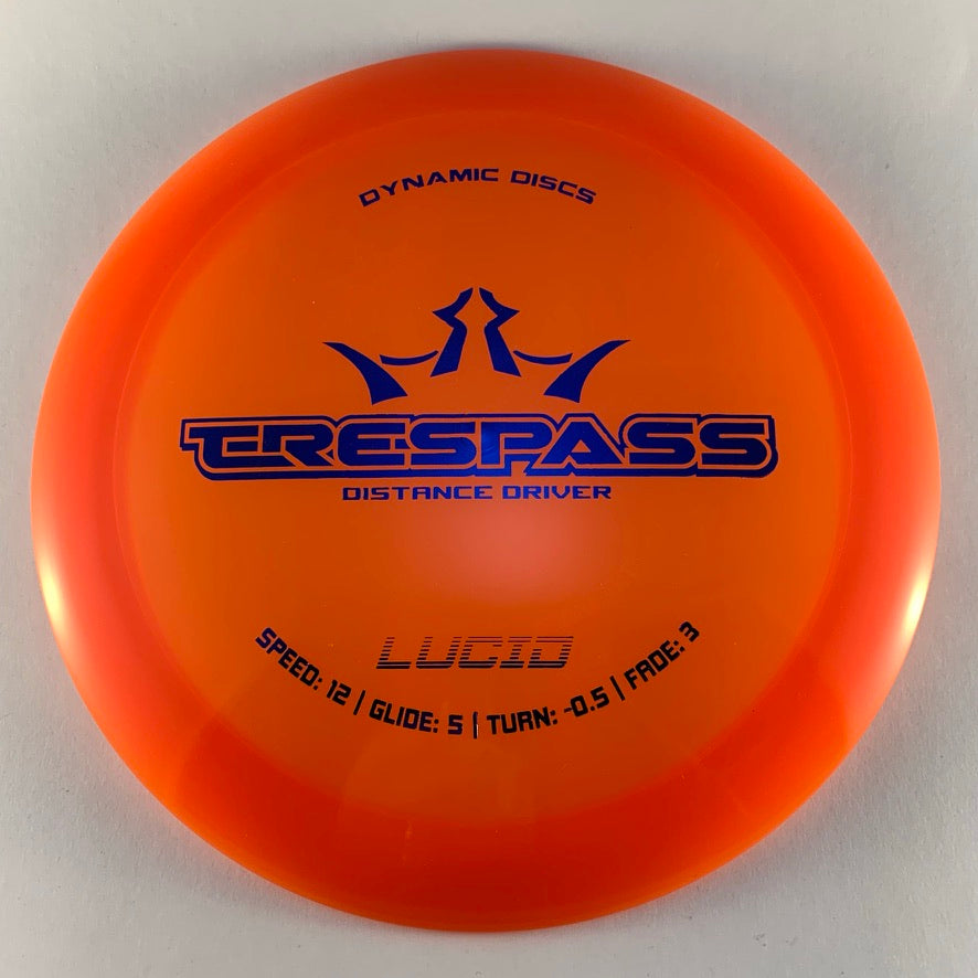 Dynamic Discs : Trespass (Lucid plastic)
